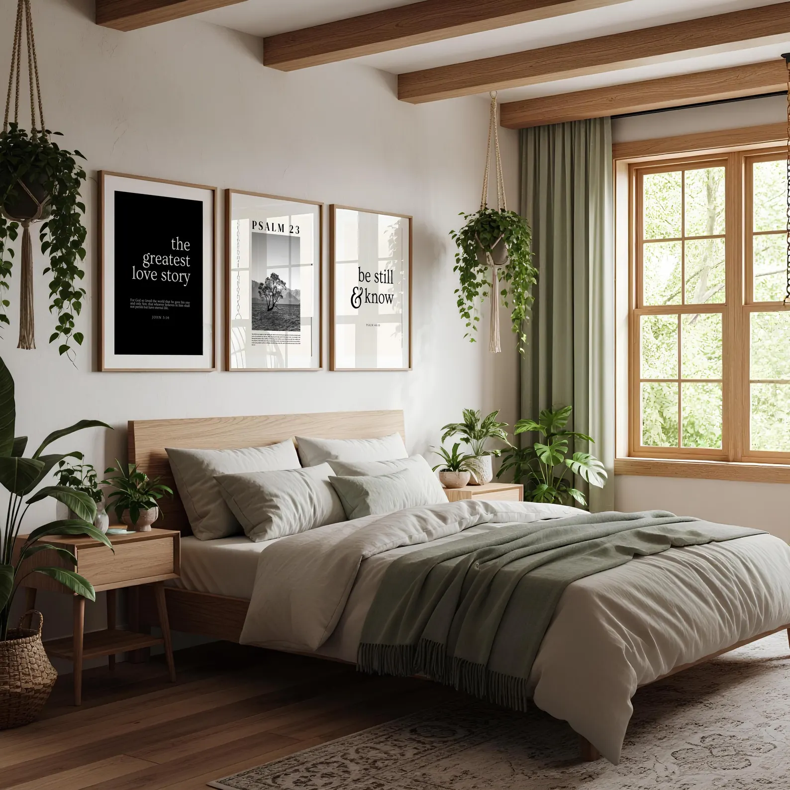 Black and White Christian Wall Art